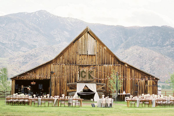 barnyard wedding