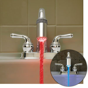 led faucet lights