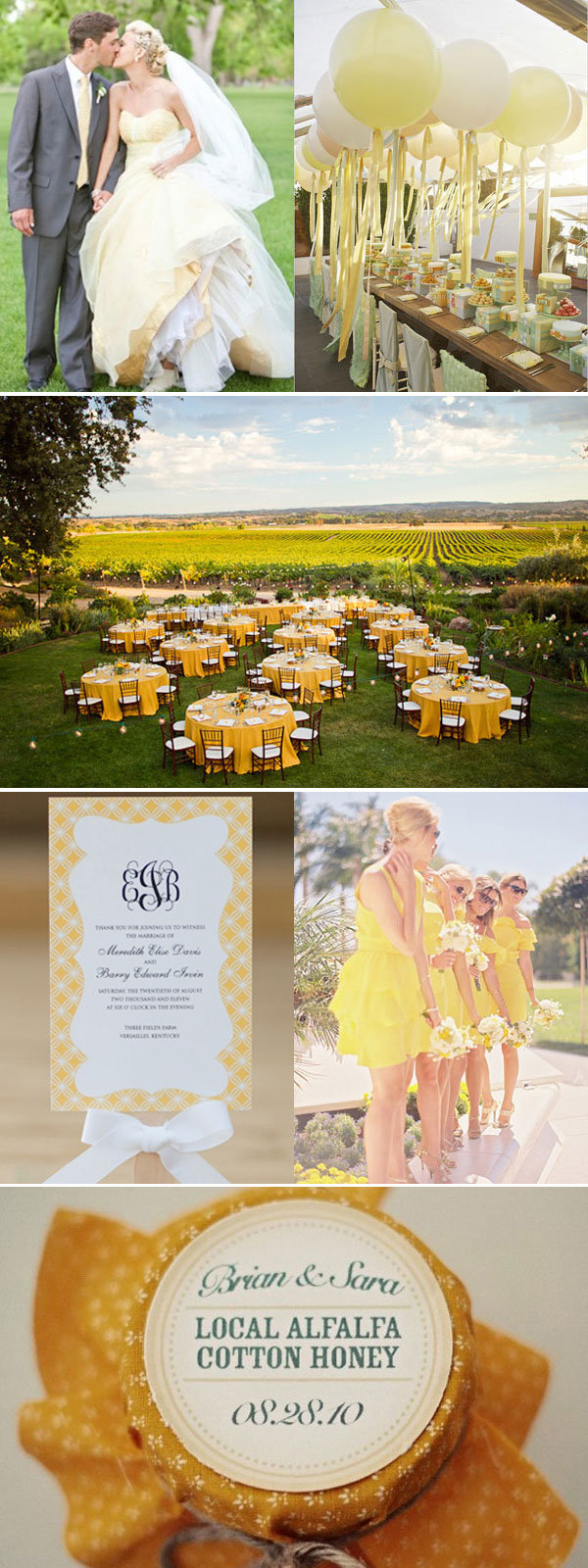 yellow wedding ideas