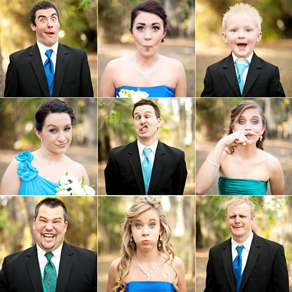 bridal party photo